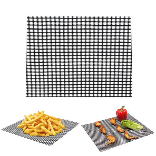 Buy Trendy BBQ Grill Mesh Mat Non Stick BBQ Mesh Grill Mat Cooking