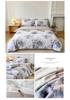 60s Long-Staple Cotton Digital Print 4-Piece Bedding Set with Duvet Cover, Bed Sheet, and Gift Bag