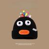 Hat Girl Ugly Cute Funny Cartoon Sausage Mouth Wool Hat Winter Warm Cute Big Head Knit Ear Protection Hat Trend