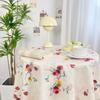 Chinese Style Printing Coffee Table Cover Vintage Picnic Mat Wedding Decor Floral Table Cloth  Home