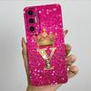 For Tecno Pova 3 6.9" Case Crown Letters Liquid SIlicone Soft TPU Phone Cases For Tecno Pova3 LF7n Camera Protection Back Cover