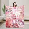 Genshin Impact Diluc Game  Warm Soft Blanket  Camping Plush Throw Blanket Graphic Bedroom Flannel Bedspread Sofa Bed Cover