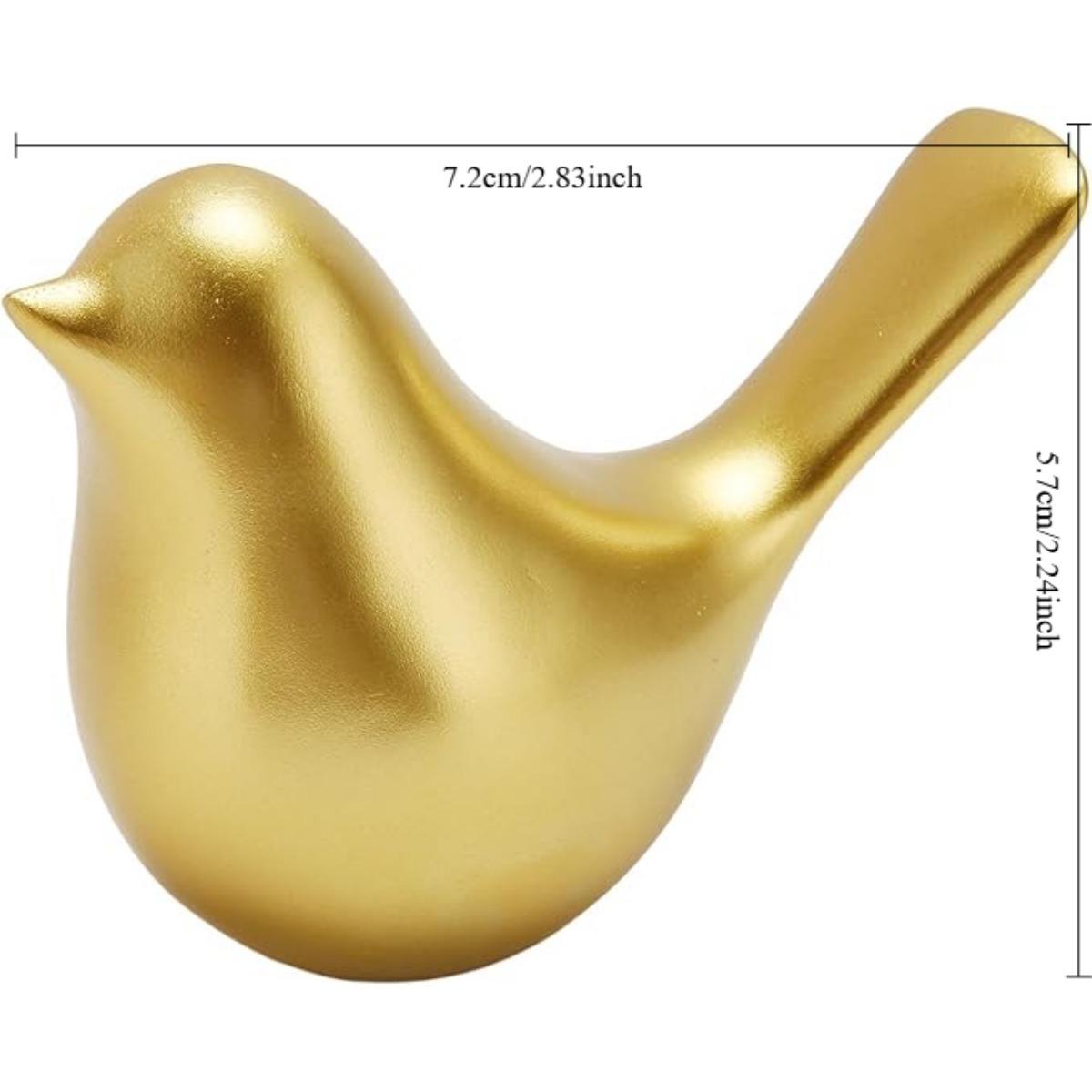 

Золотая статуэтка птицы, маленькие статуэтки птиц, домашний декор, современные декоративные украшения в виде птиц для гостиной, спальни, рабочего стола в офисе, шкафов золотой