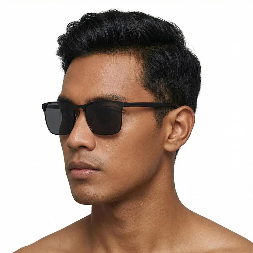 2026 new polarized sunglasses with acetate pins on the temples, high-end sunglasses, European and American fashion glasses, specifically for driving