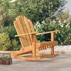 Poltrona a Dondolo da Giardino Adirondack, 79X100X103 Cm, Legno di Teak