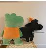 Quirky Black Dog Pillow, Cute Frog Plush, Yellow Duck Cushion for Sofa, Women’s Niche Doll Toy.