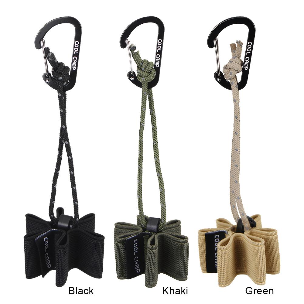 Tira de Armazenamento de Estacas de Chão de 6 Furos Tira de Armazenamento de Estacas de Tenda Retrátil Suporte Multifuncional para Estacas de Barraca para Caminhada Piquenique