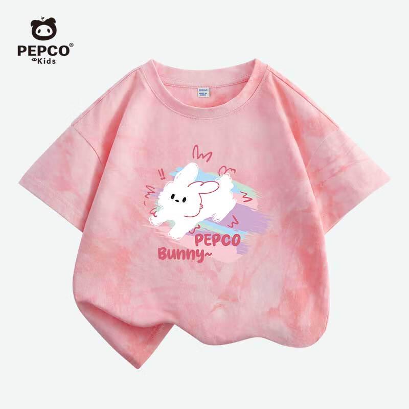Piggy Bank Girls  Tie-Dye Cotton Short Sleeve T-Shirt 160