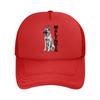 Distressed Malinois Vertical Typogra Mesh Baseball Cap For Womens Unisex FeUnisex Beach Dad Hat Hip Hop