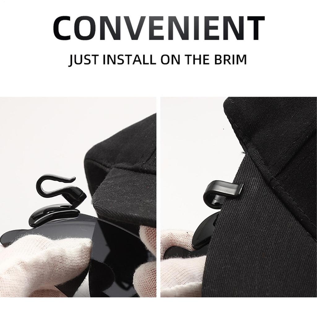 1pc ClipOn Sunglasses Outdoor Polarized Sun Glasses Fishing Cycling TravelingFlip Cover UV Protection Clip Cap Sports Glasses