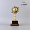 Modern Luxury Metal Globe Ornament for Office, Study Desk, or Wine Cabinet