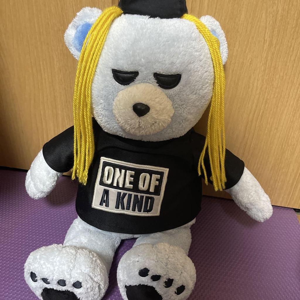 [USED] Rare G-DRAGON Jiyong ONE OF A KIND Plush Toy YG Bear