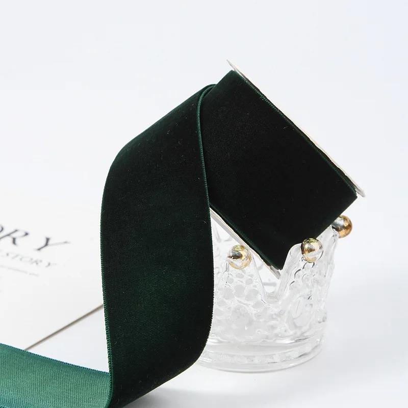 

Classic 5yards 6mm-38mm Single Side Velvet Ribbon for Clothing Sewing Supplies DIY Hair Bows Hat Decor Craft Accessories 6mm-5yards