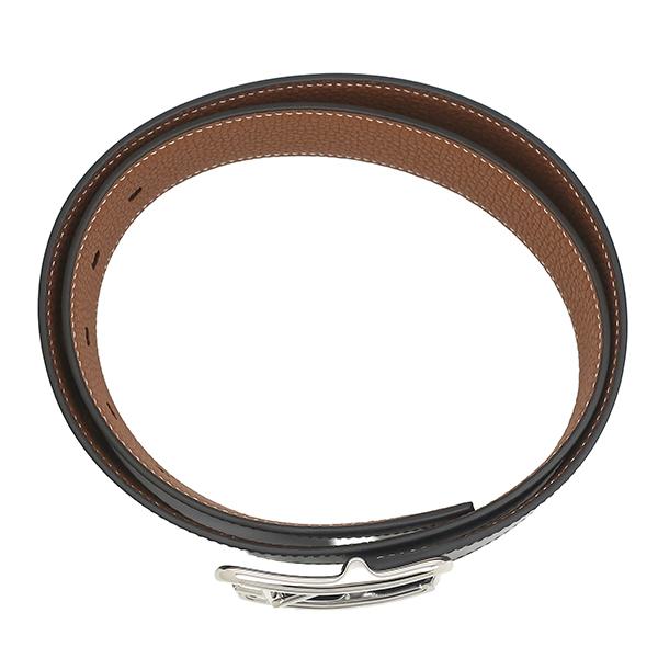 HERMES H081101CKAC085 Half Cod 38belt Box calf/Togo Array