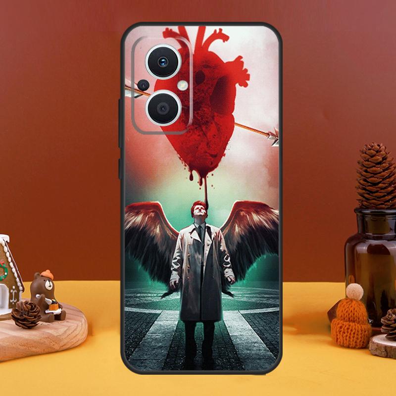 Angel Castiel Supernatural Case For OPPO Reno 4Z 5Z 8T 10 Pro 11 F 4 6 7 8 5 Lite OPPO Find X6 X5 Pro X2 X3 Lite Cover
