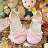 JX Cute Kitten Bow Versatile Sweetheart Lolita Small Low Heel Round Head Lo Shoes One-button Fashion Shoes