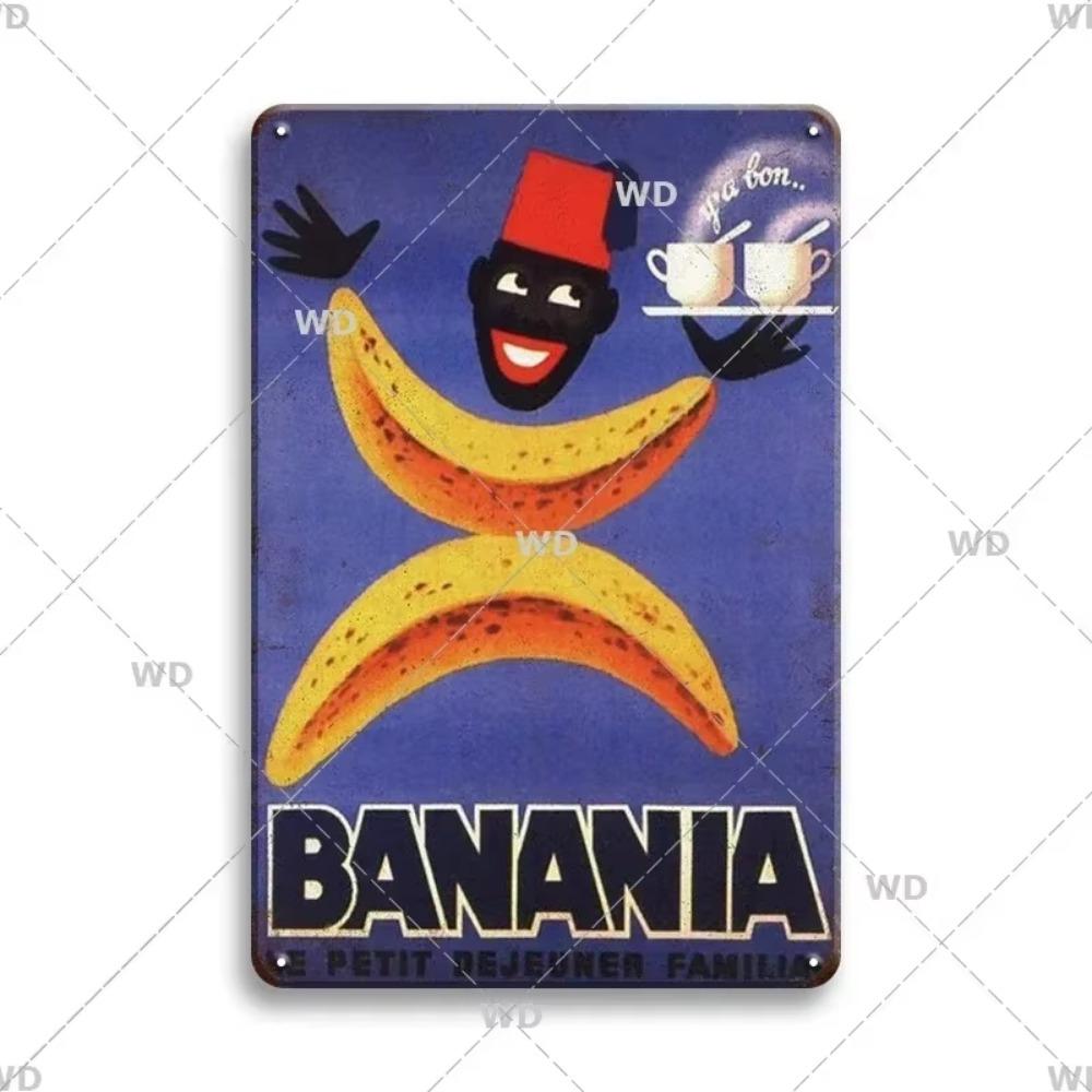 Chocolat Hot Drink Metal Poster Vintage Art Plate Signs Wall Deco Tin Sign Print Plaques Exquisite Crafts Decor Piece