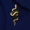 Червона брошка Snake Daji. Високоякісні чоловічі та жіночі аксесуари. Шпилька для костюмів. Змія. Змія. Подарунок на день народження.