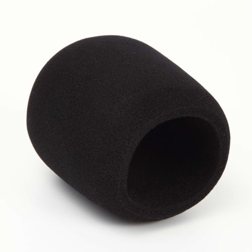 GONKISS Microphone Sponge Cover, Large, Microphone Windscreen for Condenser Microphones Such As the AT2035, Black