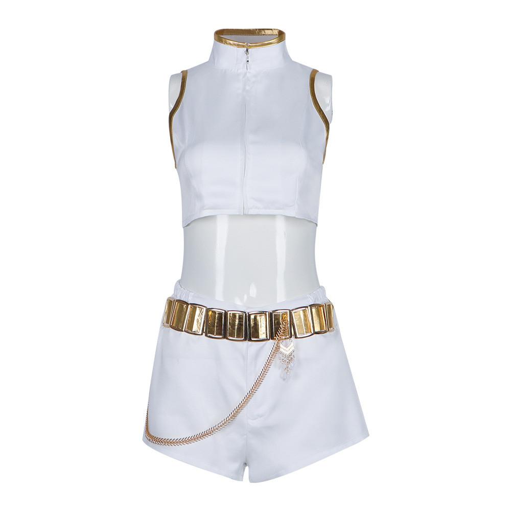 Kpop Demon Hunters Cosplay Costume For Women With Polyester Fabric For Halloween And Stage Performances
