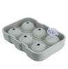 Silicone Ice Cube Tray with Lid: 4-Grid Frozen Soup & Food Storage Box