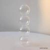 Creative Bubble Glass Flower Vase – Nordic Style Spherical Home Decor Ornament