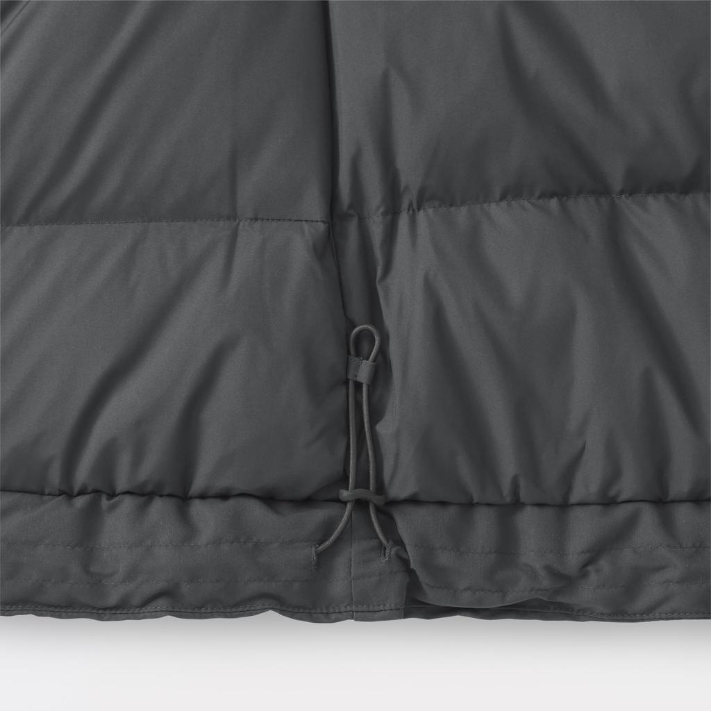 MUJI Down Medium Size M Women's Water-Repellent Mid-Length Coat, BD10UA5A, Gray,