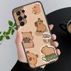 Cartoon capybara Phone Case For Samsung A55 A16 A56 A36 A35 A15 A53 A54 A33 A34 A25 A05S A52 A52S A14 A24 A26 A71