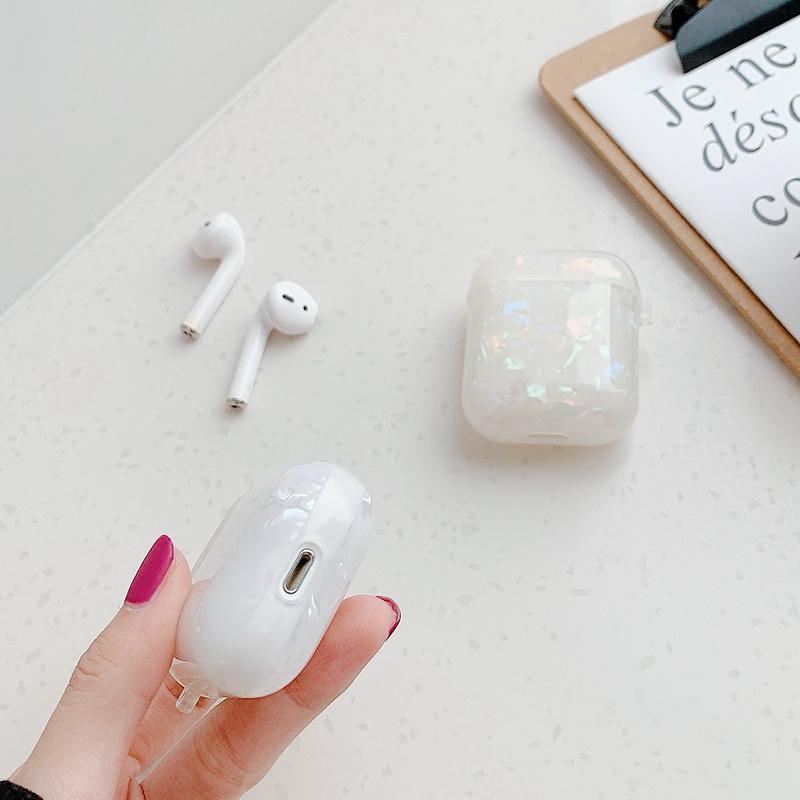Роскошный жемчужный блеск Оболочка Чехол для Airpods 1 2 3 Крышка для  AirPods Pro Мягкий TPU Аксессуары для наушников Чехол для наушников купить  недорого — выгодные цены, бесплатная доставка, реальные отзывы с фото — Joom
