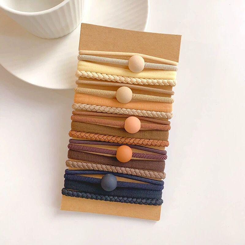 Elegant Elastic Headband & Ponytail Hair Tie Bracelet Set