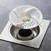 3Pcs Hair Drain Catcher Rotating Drainage Design Easy-Grip Handle Tub Hair Catcher Strainer Drain Clog Preventer