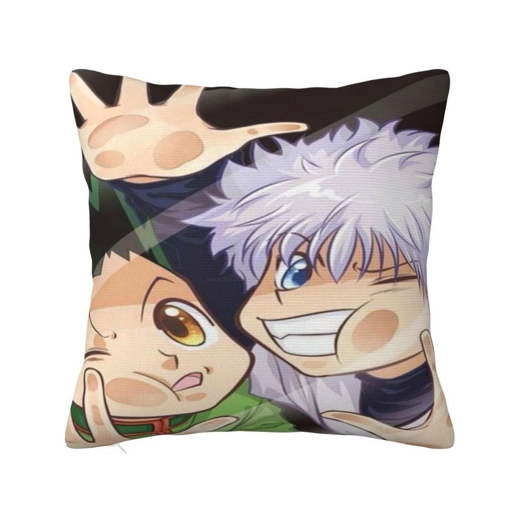 Home Decoration HXH Gon And Killua Hunter Pillowcase Merch Pillow Cover Square Multi Size