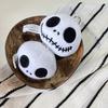 Halloween Skull Plush Toy Keychain Cartoon Soft Stuffed Doll Pendant Car Key Ring Backpack Bag Decor Kid Gift