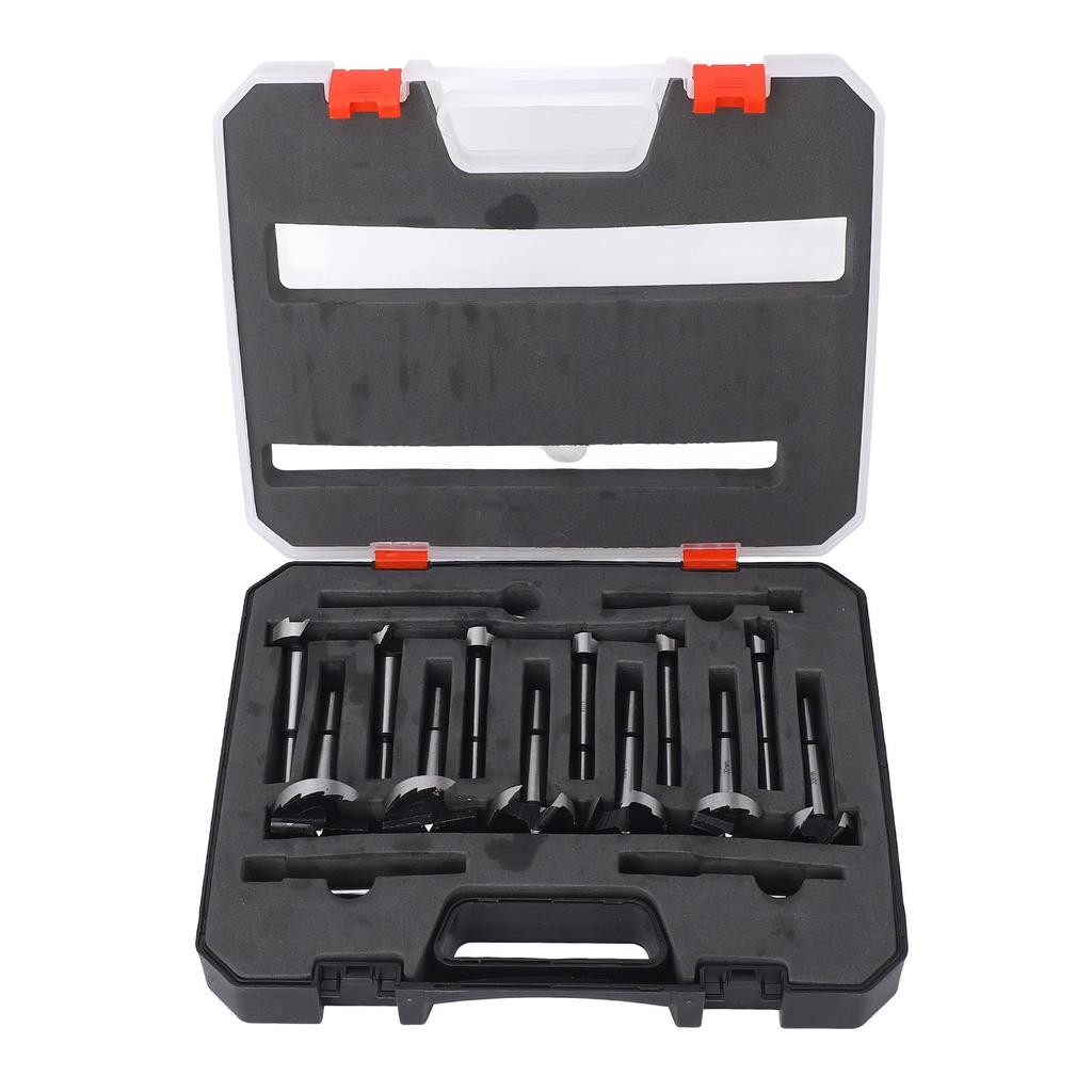 Forstner Drill Bit Set 10mm Round Shank Multi Teeth 141 58in HCS Woodworking Forstner Bits for