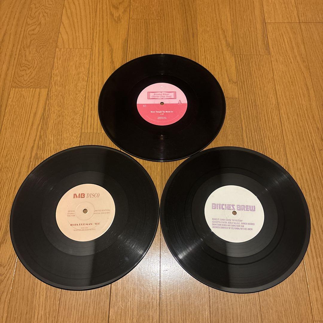 

[USED] Set of 3 defective 10-inch records, no jacket