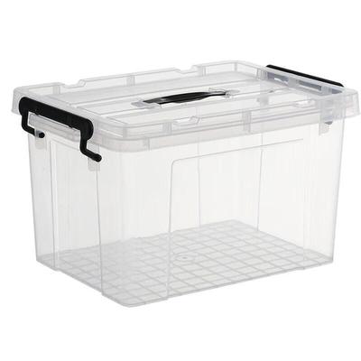 Transparent Plastic Storage Box with Lid