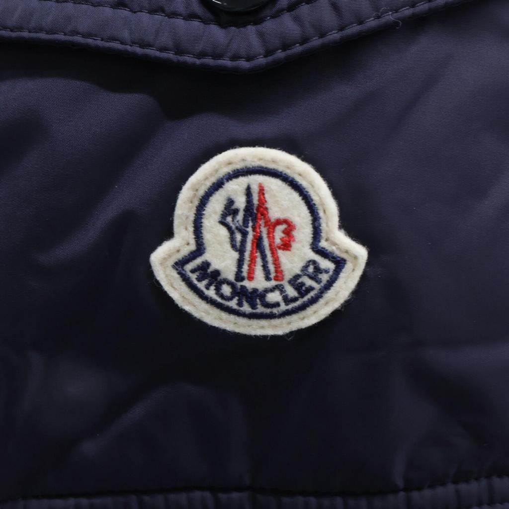 Moncler [22 Year Old Model] MAYAF Maya Fur/hooded Down Jacket Jacket 2 NavyUsed