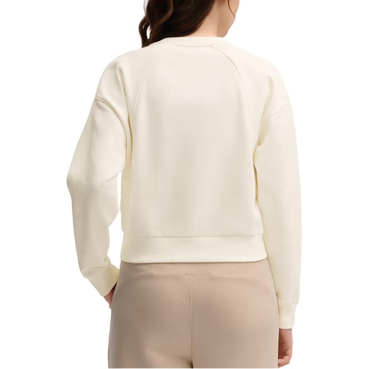 Fila Original Casual Classic Versatile Soft Comfortable Loose Pullover Sweatshirt Women Sweatshirt Cloud-White F11W549207FIV