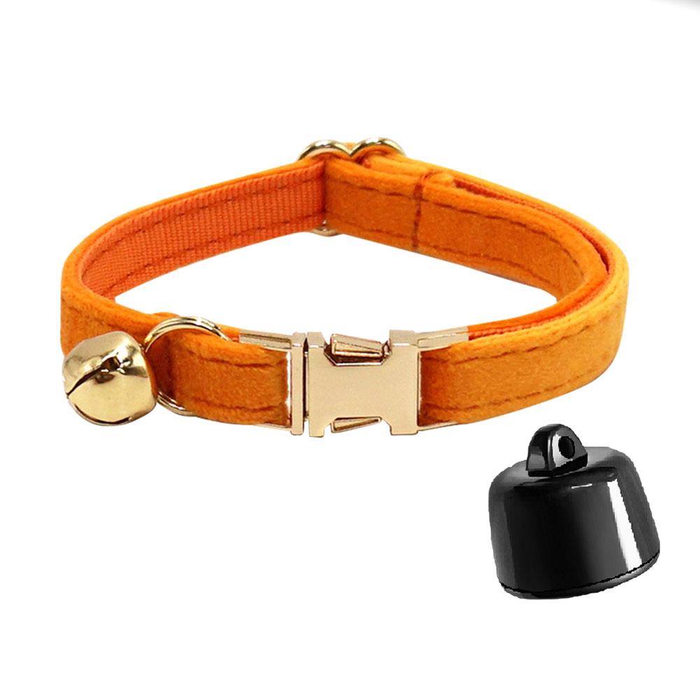 Smart Cat Collar with Bell Personalised Pet Accessories Lightweight Cat Dog Tracker Compatible with iOS and Android