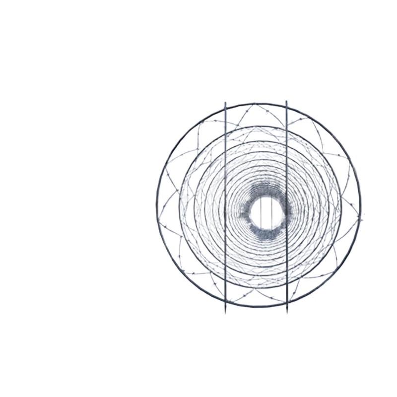 Simulated Concertina Barbed Wire Obstacle