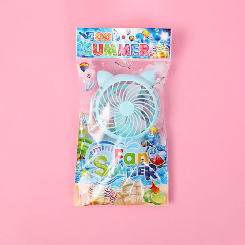 Manual Press Small Fan Hand Pressure Fan Personal Fan Handheld Cartoon Mini Portable Hand Fan For Kids Girls Women Man Outdoor