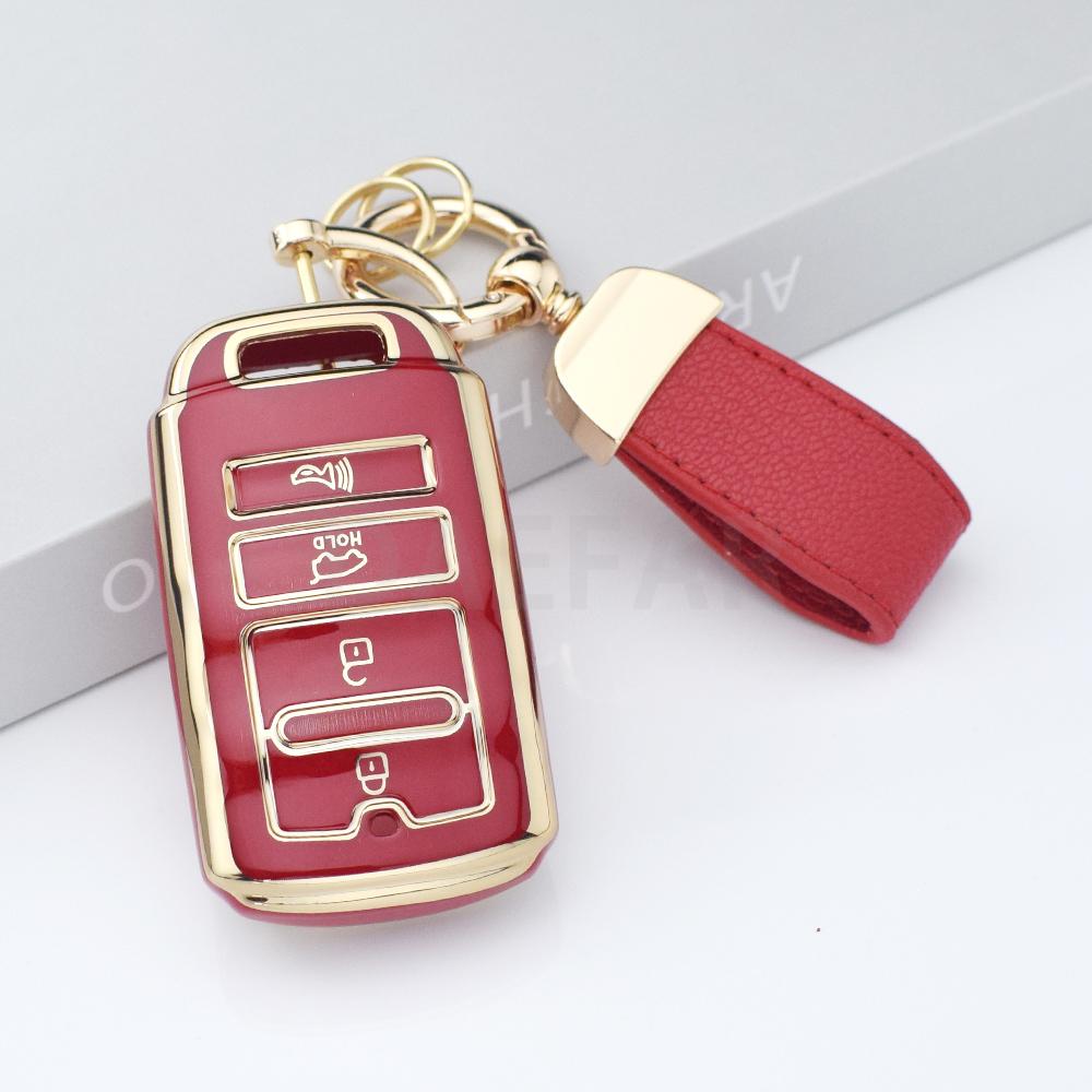 Tpu Protection Shell Holder For Kia New K7 Cadenza K9 K-04 Sorento K900 4 Button Car Key Case Full Cover Remote Auto Accessories