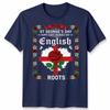 English St Georges Day Idea For Unisex Rose English Flag Tshirt