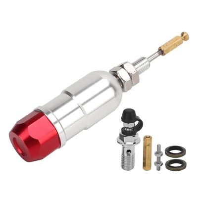 Motorrad Kupplungsbremspumpe Hydraulische Kupplungsgeberzylinder Stangenpumpe für Motorrad Fahrrad Silber