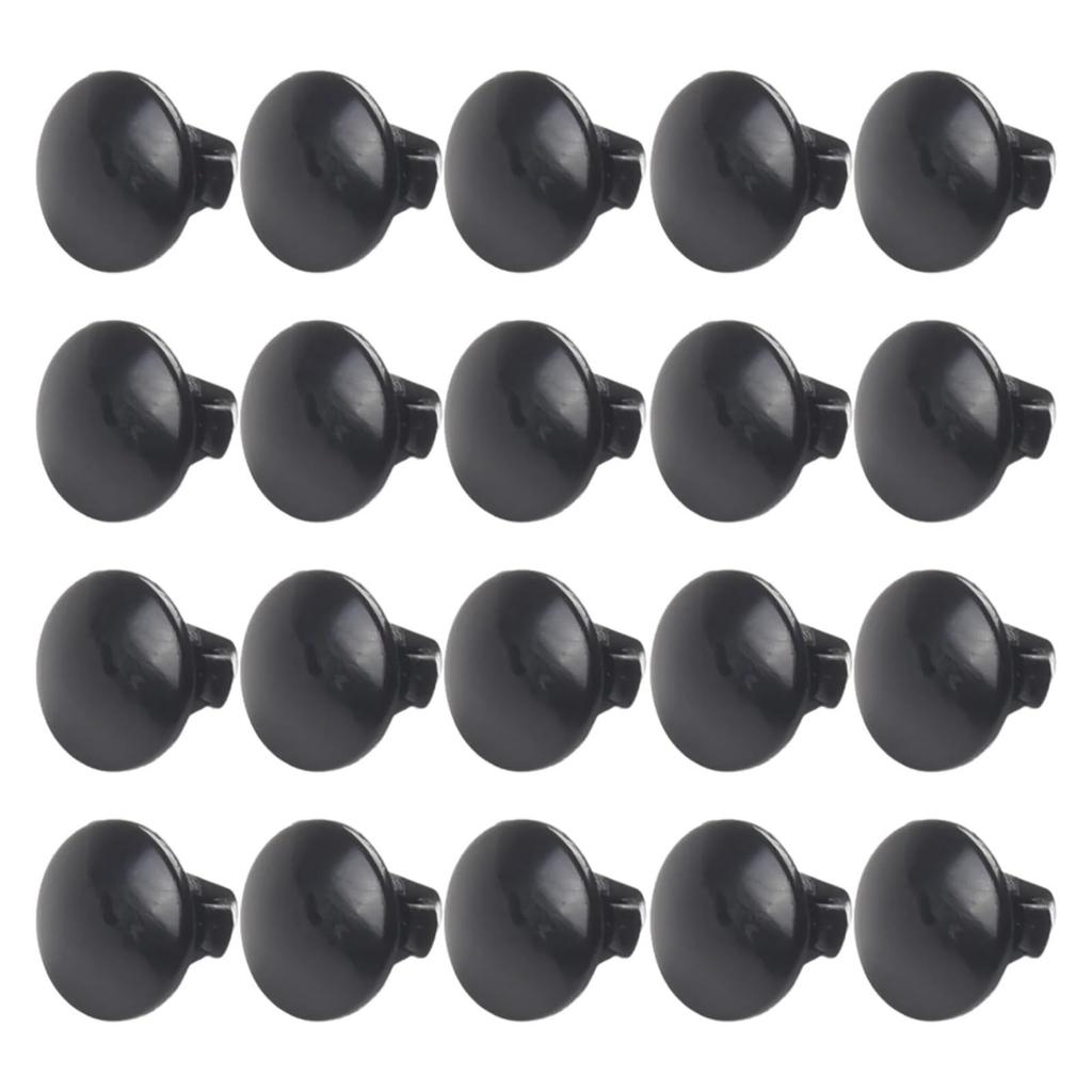 XCELMN 20pcs Car Rear Door Weatherstrip Clip J10 J11 X-Trail T31 T32 Door Rubber Seal Retainer Fastener Rivets