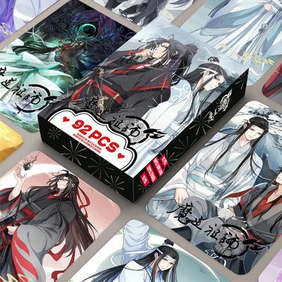 Anime Mo Dao Zu Shi Lomo Card Postcard Wei Wuxian Lan Wangji Double-sided Printing Picture Collection Card