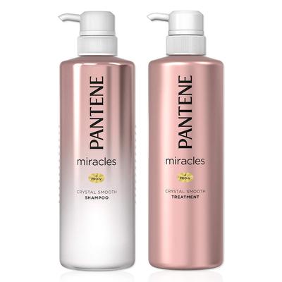Pantene Miracles Shampoo Pump 500mL Treatment 500g Crystal Smooth + [Set Purchase]