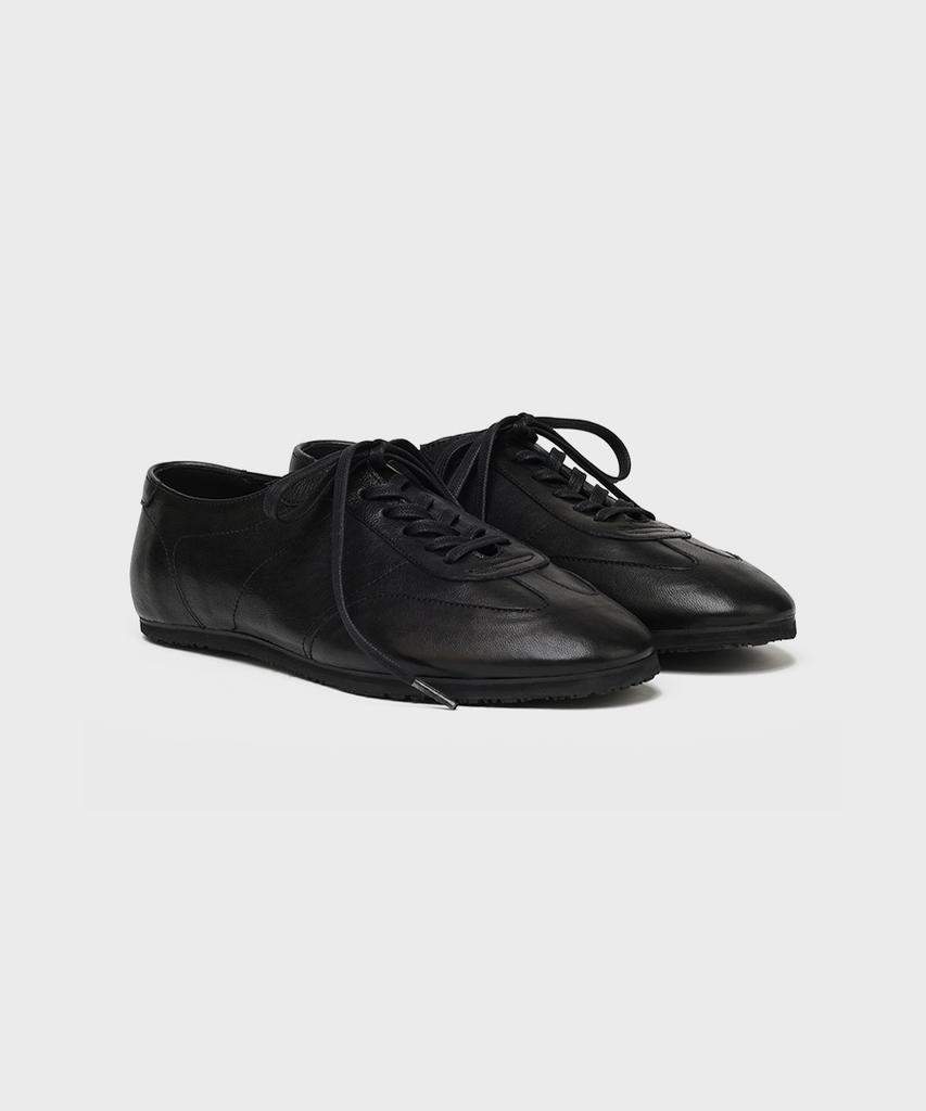 Firenze Atelier [Vibram] Full Vegetable Casual Sneakers 2800 [Sheep Black]