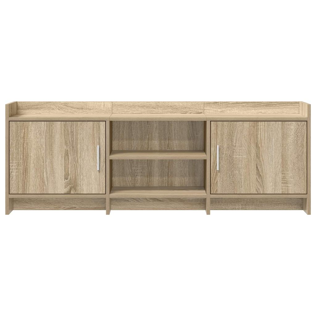 TV Cabinet 130 x 33 x 47 cm Sonoma Oak Wood Based Material