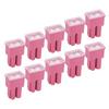 10PCS Slow Blow Fuses 30A 32V Double Straight Female Terminal Push In Type Fuse Set for Cars Trucks